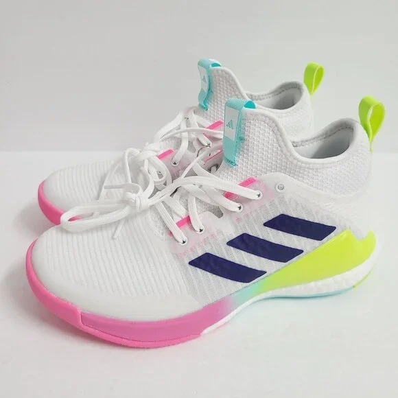 adidas | Shoes | New Adidas Womens Crazyflight Mid Volleyball Shoes Hp3337  Size 8 White 4 | Poshmark